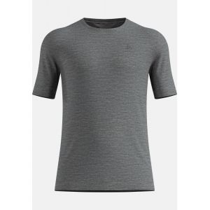 Odlo T-shirt technique &agrave; col rond en laine m&eacute;rinos 200 Natural pour homme, L, gris