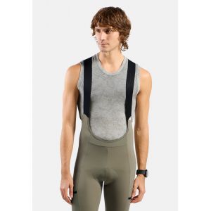 Odlo Cuissard court &agrave; bretelles et poches cargo Zeroweight pour homme, XXL, vert