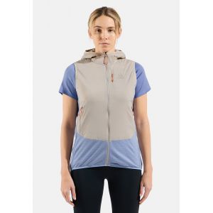 Odlo Gilet hybride avec isolation en laine Ascent pour femme, M, beige