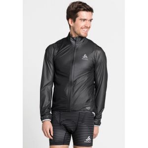 Odlo Veste de v&eacute;lo imperm&eacute;able Zeroweight DD pour homme, L, noir