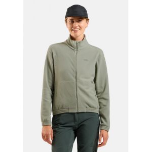 Odlo Veste multisport &agrave; zip int&eacute;gral en polaire classique Essentials pour femme, XXS, vert