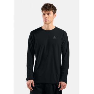Odlo T-shirt de running &agrave; manches longues Zeroweight Chill-Tec 2.0 pour homme, XXL, noir