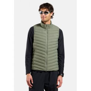 Odlo Gilet compact en duvet X-Alp pour homme, M, vert