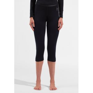 Odlo Collant 3/4 technique en laine mérinos 200 Natural pour femme, M, black