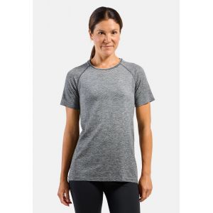 Odlo T-shirt de running sans coutures Essentials pour femme, XS, gris