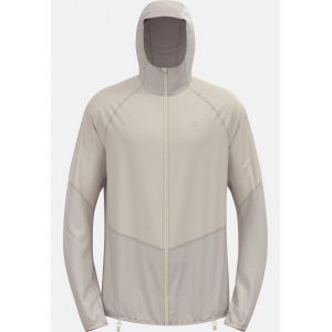 Odlo Veste chaude et imperm&eacute;able pour la course &agrave; pied Performance Knit Dual Dry pour homme, XL, beige