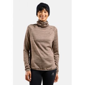 Odlo Pull Run Easy Warm pour femme, XS, beige