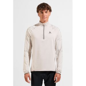 Odlo Pull réfléchissant Zeroweight Ceramiwarm pour homme, XXL, beige