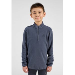 Odlo Pull technique &agrave; col &frac12; zipp&eacute; Roy Stripe pour enfant pour enfant, 104, gris
