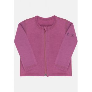 Odlo Veste &agrave; zip int&eacute;gral en laine m&eacute;rinos 250 Espeland, 68, rose