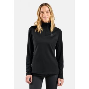 Odlo Pull &frac12; zip Essentials Ceramiwarm pour femme, XS, noir