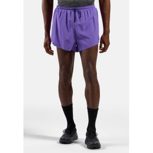 Odlo Short de running fendu 3 inch Zeroweight 2.0 pour homme, XL, violet