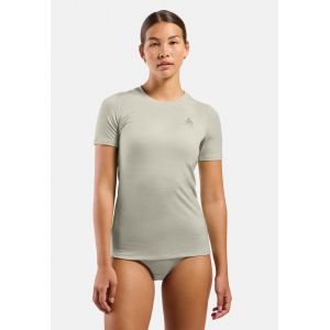Odlo T-shirt technique en laine mérinos 160 Natural pour femme, M, beige