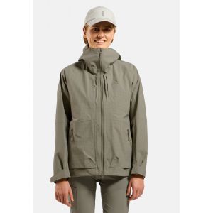 Odlo Veste hardshell imperm&eacute;able Ascent 3L 2.0 pour femme, L, vert