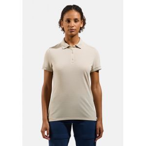Odlo Polo en fibres naturelles Ascent pour femme, XL, beige