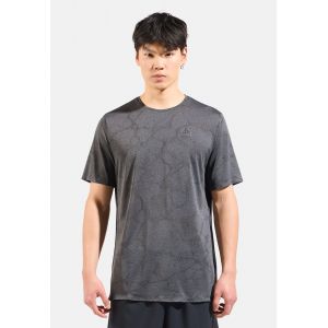Odlo T-shirt de running technique Zeroweight Engineered Chill-Tec pour homme, XXL, gris