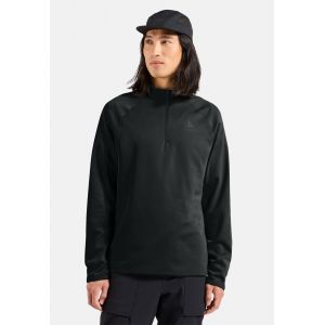 Odlo Pull &agrave; manches longues et col &frac12; zip Besso pour homme, L, noir