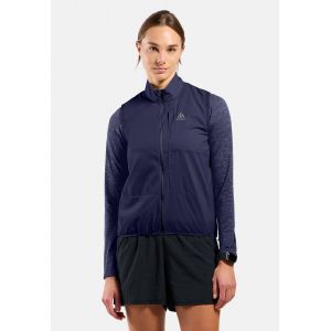 Odlo Veste sans manches de running Zeroweight pour femme, S, blau