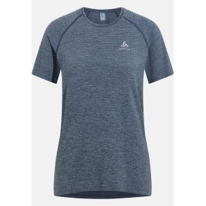 Odlo T-shirt de running sans coutures Essentials pour femme, XL, blau