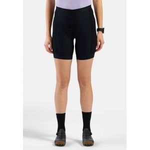 Odlo Sous-short de cyclisme rembourr&eacute; Explorer pour femme, S, noir