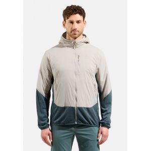 Odlo Veste hybride isolante en laine Ascent pour homme, M, beige