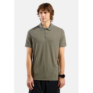 Odlo Polo en fibres naturelles Ascent pour homme, XL, vert