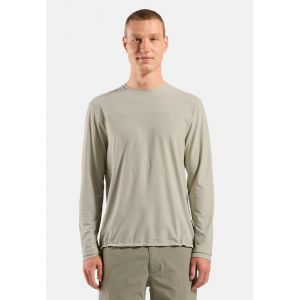 Odlo T-shirt cargo à manches longues Explorer Chill-Tec pour homme, L, beige