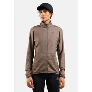 Odlo Veste hybride Run Easy Warm pour femme, M, beige