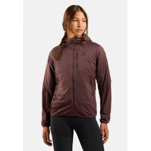 Odlo Veste hybride isolante en laine Ascent pour femme, M, bordeaux
