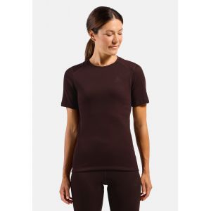 Odlo T-shirt Active Warm pour femme, S, bordeaux