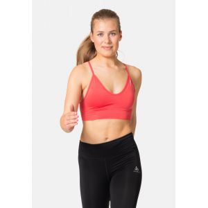 Odlo Brassière de sport Padded Seamless Soft2.0 pour femme, L, rouge