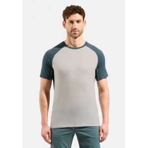 Odlo T-shirt Ascent Performance Wool 125 pour homme, XL, beige