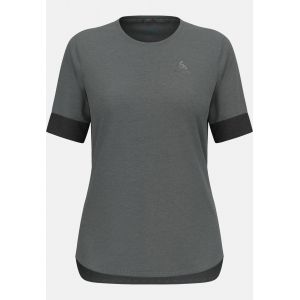 Odlo T-shirt de vélo Ride 365 pour femme, XL, gris