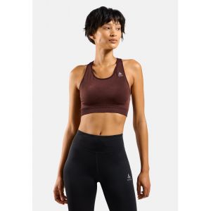 Odlo Brassière de sport Seamless Medium Ceramicool pour femme, XS, bordeaux