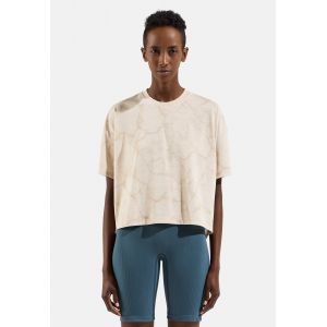 Odlo T-shirt imprimé en fibres responsables Active 365 pour femme, L, beige