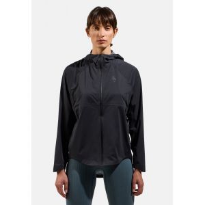 Odlo Veste imperm&eacute;able Active 365 Performance Knit pour femme, L, noir