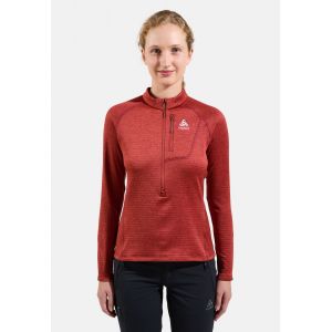 Odlo Polaire Tencia &agrave; col zipp&eacute; pour femme, S,