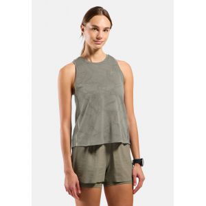 Odlo Débardeur de running technique Zeroweight Chill-Tec pour femme, M, beige