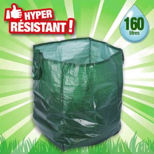 Sac à déchets de jardin 160 litres - multifonctions