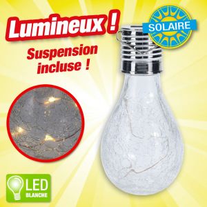 lumière solaire en forme de poire