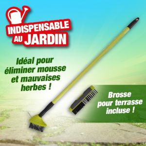 Brosse mauvaises herbes 3 en 1 Kinzo