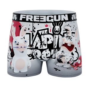 boxer homme lapins cr&eacute;tins - saint valentin