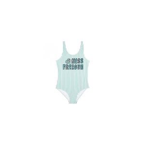 maillot de bain 1 pièce fille rayures