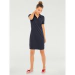 Robe longueur au-dessus du genou, style polo - Best Connection - marine - Taille 36