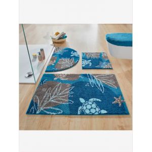 Tapis de bain - helline home - bleu p&eacute;trole - Taille 5