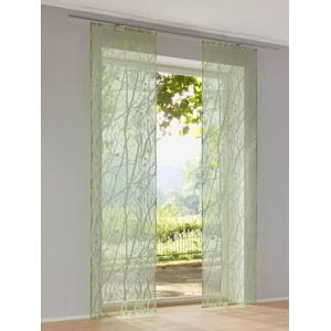 Panneau-rideaux rideaux coulissants modernes - helline home - vert - Taille 1