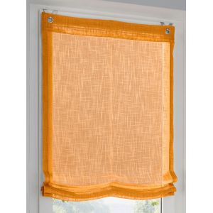 Store-bateau &agrave; &oelig;illets - helline home - jaune curry - Taille 4