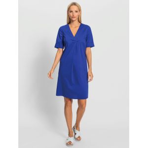 Robe d'été manches à revers fixe - Rick Cardona - bleu roi - Taille 40