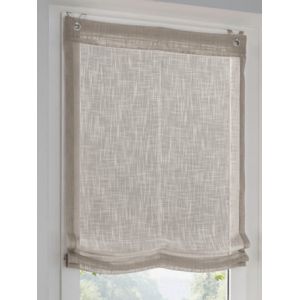 Store-bateau &agrave; &oelig;illets - helline home - taupe - Taille 6