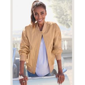 Blouson léger aux détails couleur or - French Connection - beige - Taille XS